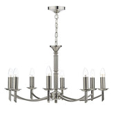 Ambassador 8 Light Dual Mount Pendant Satin Chrome